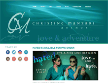 Tablet Screenshot of christinemanzari.com